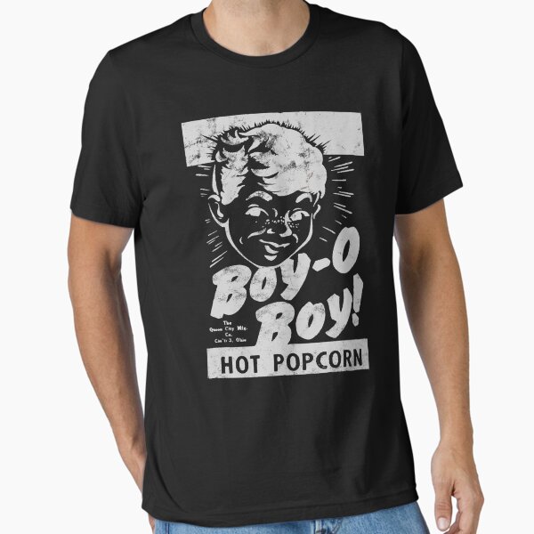 Boy O BoyPopcorn AdDark Version - Adult & Kids T-Shirts, Sweatshirts & Hoodies apparel design preview 1