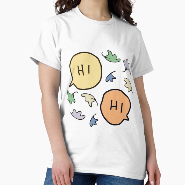 Heartstopper hi with leaves - Adult & Kids T-Shirts, Sweatshirts & Hoodies apparel design preview 1