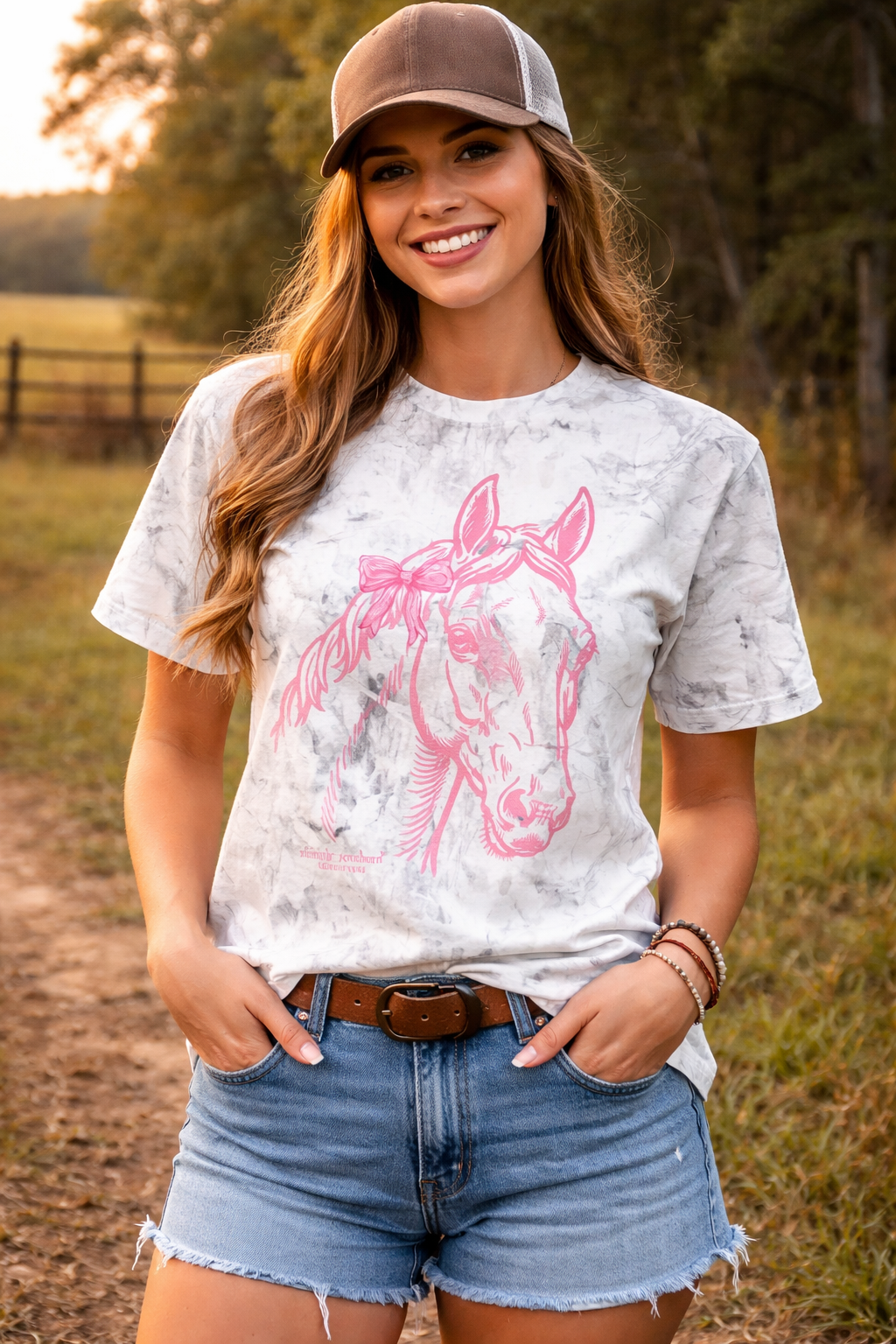 Simply Southern Horse White Camo - Adult & Kids T-Shirts, Sweatshirts & Hoodies apparel design preview 1