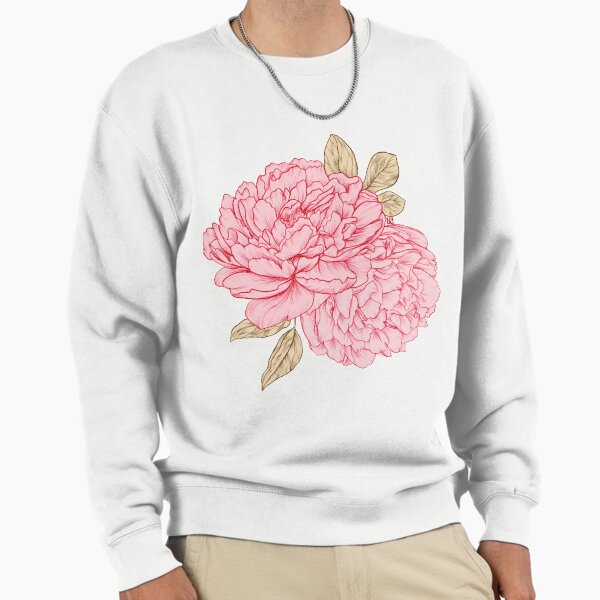 Pink Peonies - Adult & Kids T-Shirts, Sweatshirts & Hoodies apparel design preview 1
