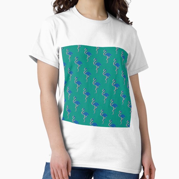 Flamingo Blues - Adult & Kids T-Shirts, Sweatshirts & Hoodies apparel design preview 1
