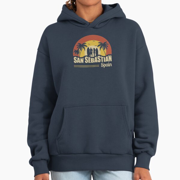 San Sebastian Spain Summer Surfing Design - Adult & Kids T-Shirts, Sweatshirts & Hoodies apparel design preview 1