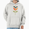Retro Tulip Orange and Olive Green - Adult & Kids T-Shirts, Sweatshirts & Hoodies apparel design preview 1