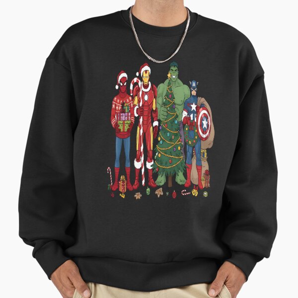 Christmas Superhero, Funny Marvel Fall, Holiday, - Adult & Kids T-Shirts, Sweatshirts & Hoodies apparel design preview 1