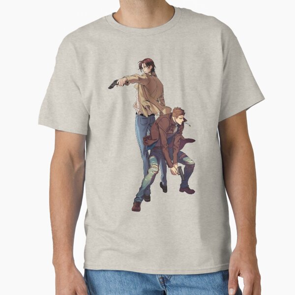 Supernatural Sam and Dean Winchester The Anime - Adult & Kids T-Shirts, Sweatshirts & Hoodies apparel design preview 1