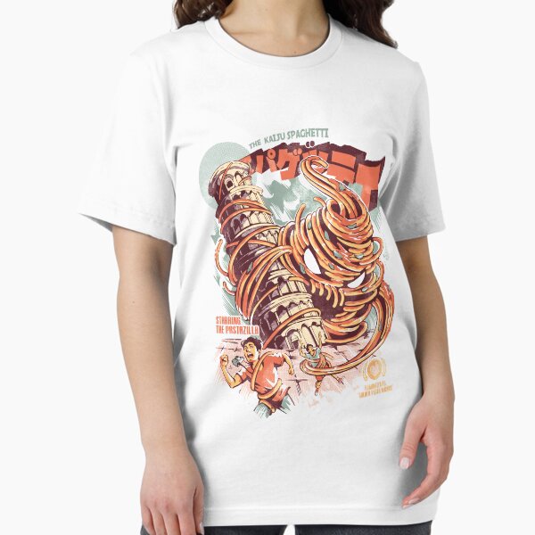 The Kaiju Spaghetti - Adult & Kids T-Shirts, Sweatshirts & Hoodies apparel design preview 1