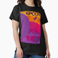Epcot Retro Rainbow Figment Fireworks poster - Adult & Kids T-Shirts, Sweatshirts & Hoodies apparel design preview 1