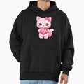 Pink Cat with chocolates - Adult & Kids T-Shirts, Sweatshirts & Hoodies apparel design preview 1
