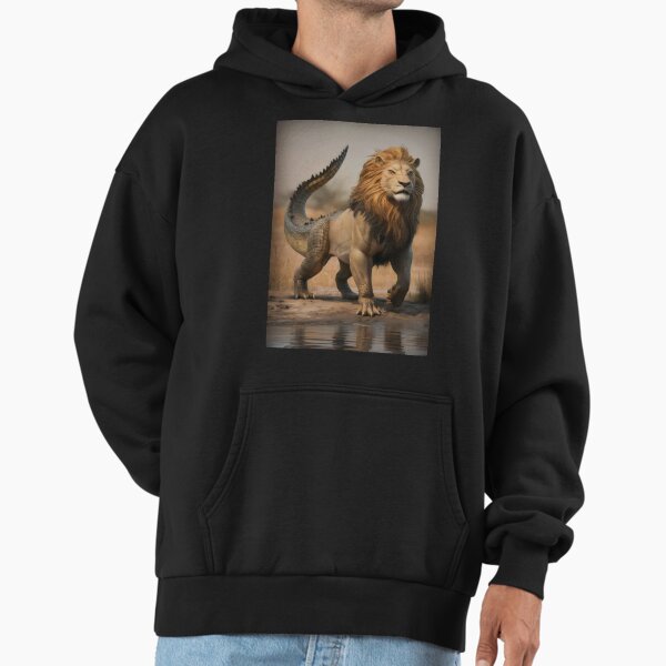 Mythical lion crocodile hybrid. - Adult & Kids T-Shirts, Sweatshirts & Hoodies apparel design preview 1