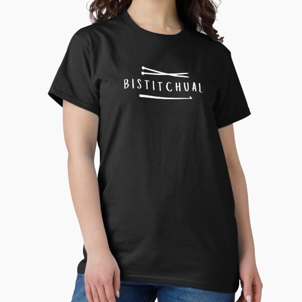 Bistitchual (knitting, crochet) - Adult & Kids T-Shirts, Sweatshirts & Hoodies apparel design preview 1