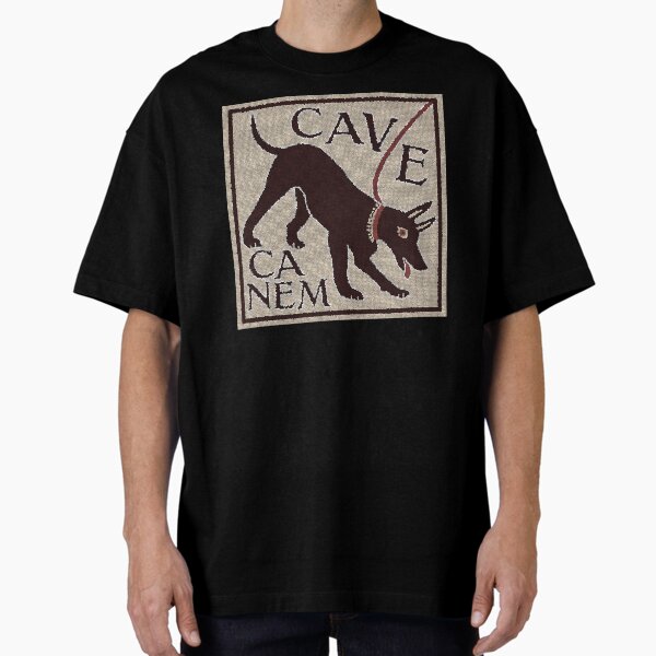 Beware of Dog "Cave Canem" Greco-Roman Mosaic - Adult & Kids T-Shirts, Sweatshirts & Hoodies apparel design preview 1