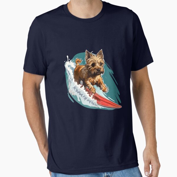 Surfing Cairn Terrier - Adult & Kids T-Shirts, Sweatshirts & Hoodies apparel design preview 1