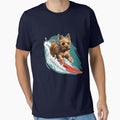Surfing Cairn Terrier - Adult & Kids T-Shirts, Sweatshirts & Hoodies apparel design preview 1