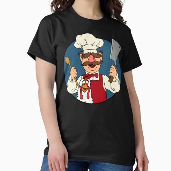 Kitchen Swedish Chef and chicken - Adult & Kids T-Shirts, Sweatshirts & Hoodies apparel design preview 1