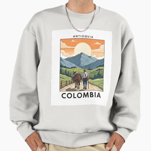 Antioquia Colombia Paisa Culture Vintage Art - Adult & Kids T-Shirts, Sweatshirts & Hoodies apparel design preview 1