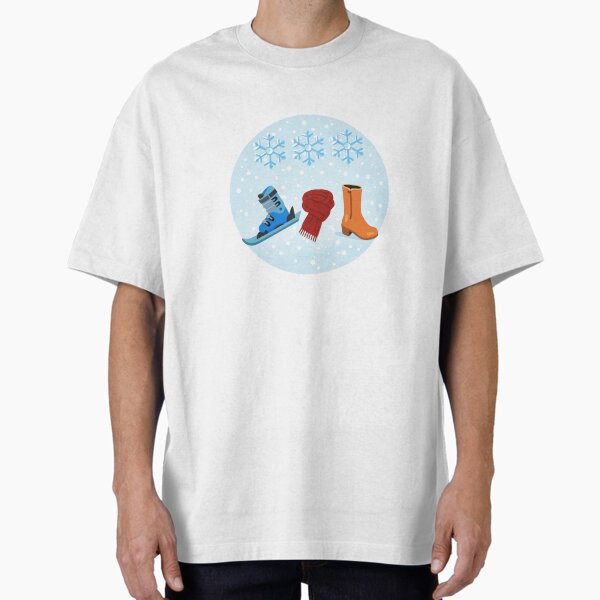Winter Outfits Cozy Chic Skis Scarf Boots - Adult & Kids T-Shirts, Sweatshirts & Hoodies apparel design preview 1