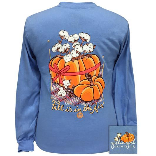 Girlie Girl Originals Fall In The Air Cotton Pumpkin - Adult & Kids T-Shirts, Sweatshirts & Hoodies apparel design preview 2
