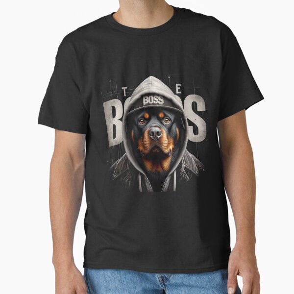 Rottweiler The Boss - Adult & Kids T-Shirts, Sweatshirts & Hoodies apparel design preview 1