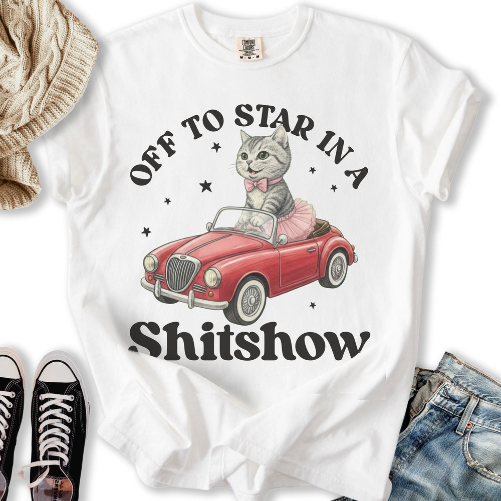 Shitshow Cat - Adult & Kids T-Shirts, Sweatshirts & Hoodies apparel design preview 2