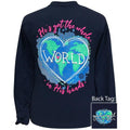 Girlie Girl Originals World In His Hands - Adult & Kids T-Shirts, Sweatshirts & Hoodies apparel design preview 1