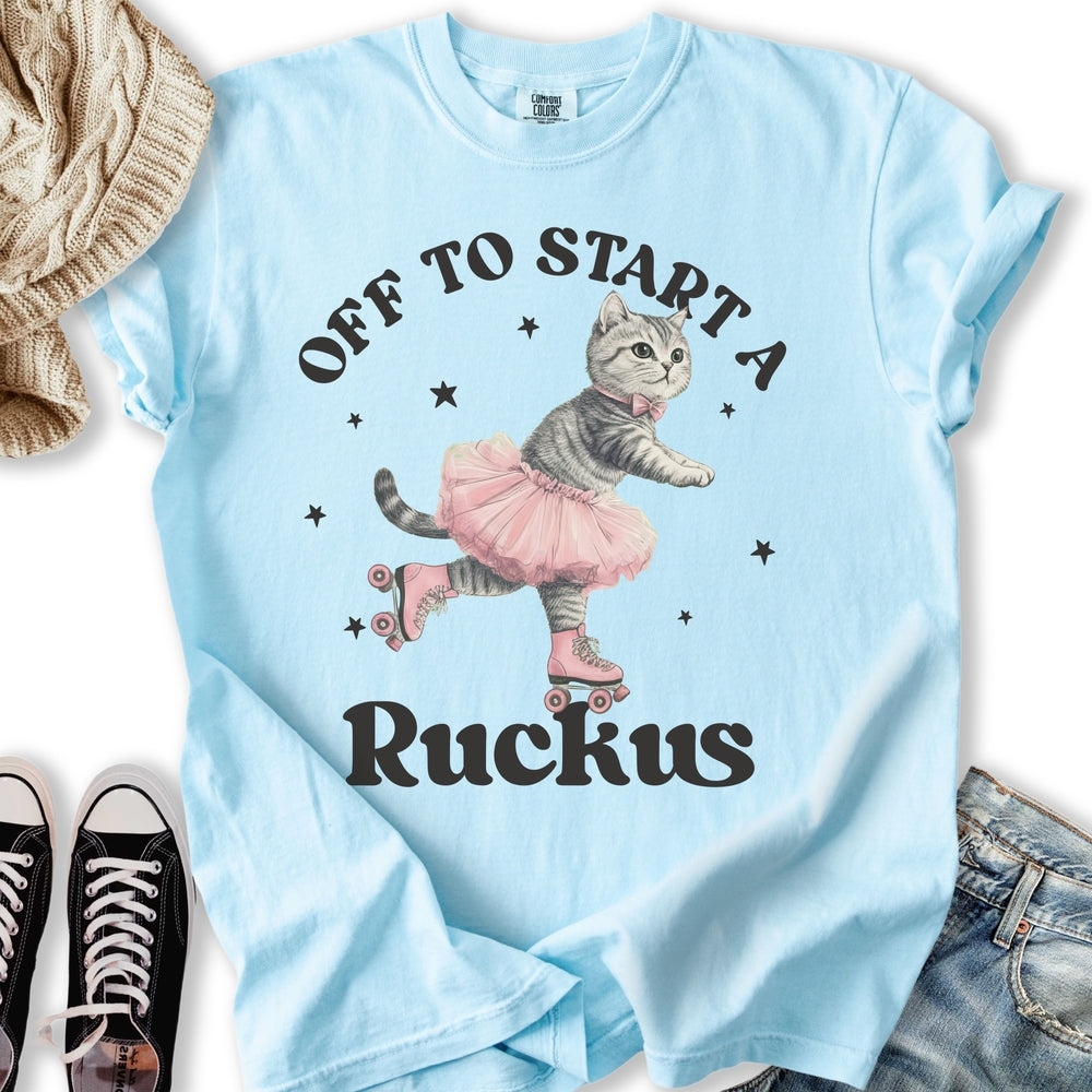Ruckus Cat - Adult & Kids T-Shirts, Sweatshirts & Hoodies apparel design preview 2
