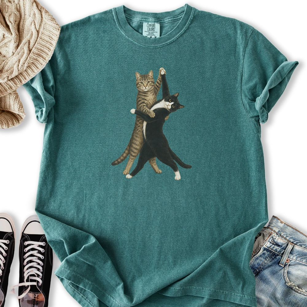 Ballroom Cats - Adult & Kids T-Shirts, Sweatshirts & Hoodies apparel design preview 2