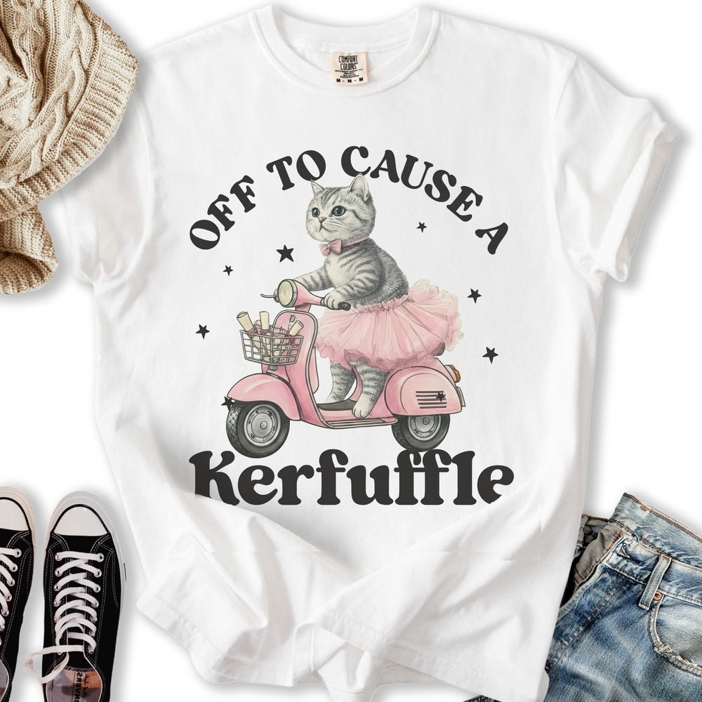 Kerfuffle Cat - Adult & Kids T-Shirts, Sweatshirts & Hoodies apparel design preview 2