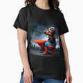 Superhero Dachshund: Tiny Hero, Big Bark - Adult & Kids T-Shirts, Sweatshirts & Hoodies apparel design preview 1
