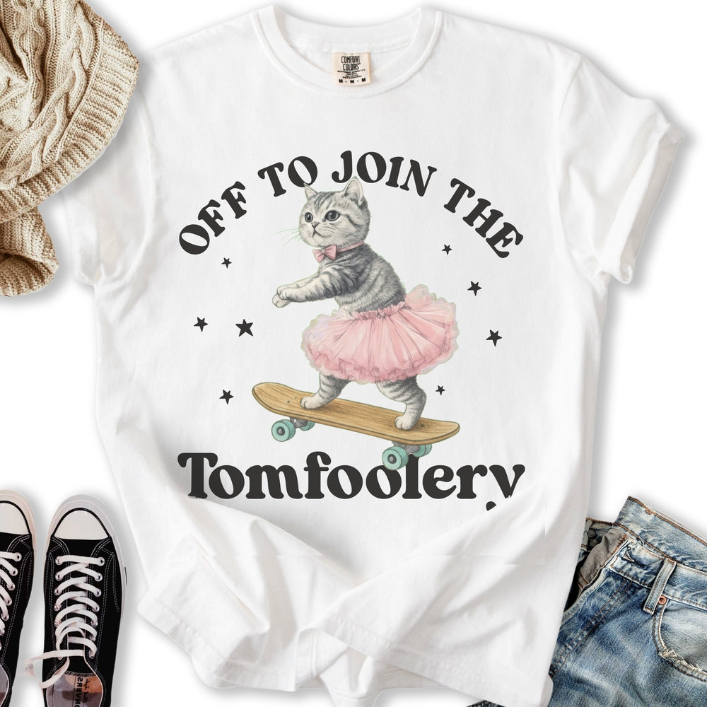 Tomfoolery Cat - Adult & Kids T-Shirts, Sweatshirts & Hoodies apparel design preview 2