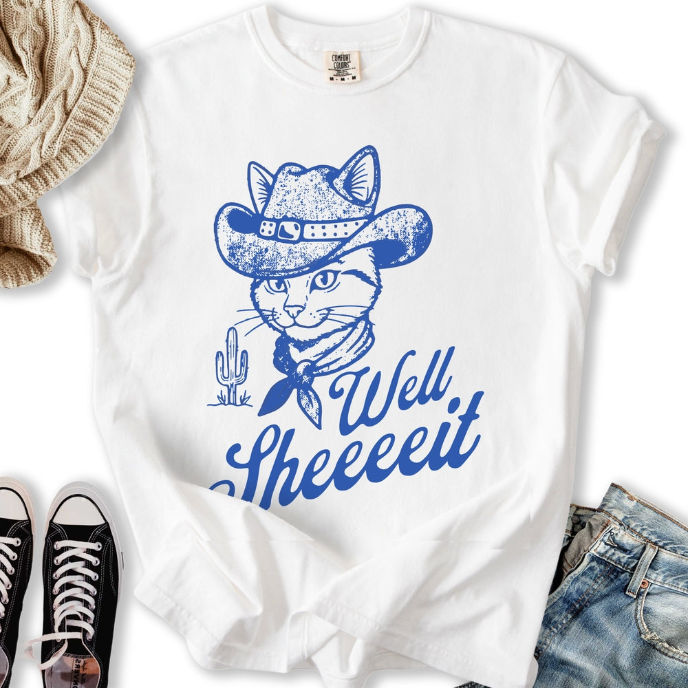 Sheeeeit Cat - Adult & Kids T-Shirts, Sweatshirts & Hoodies apparel design preview 2