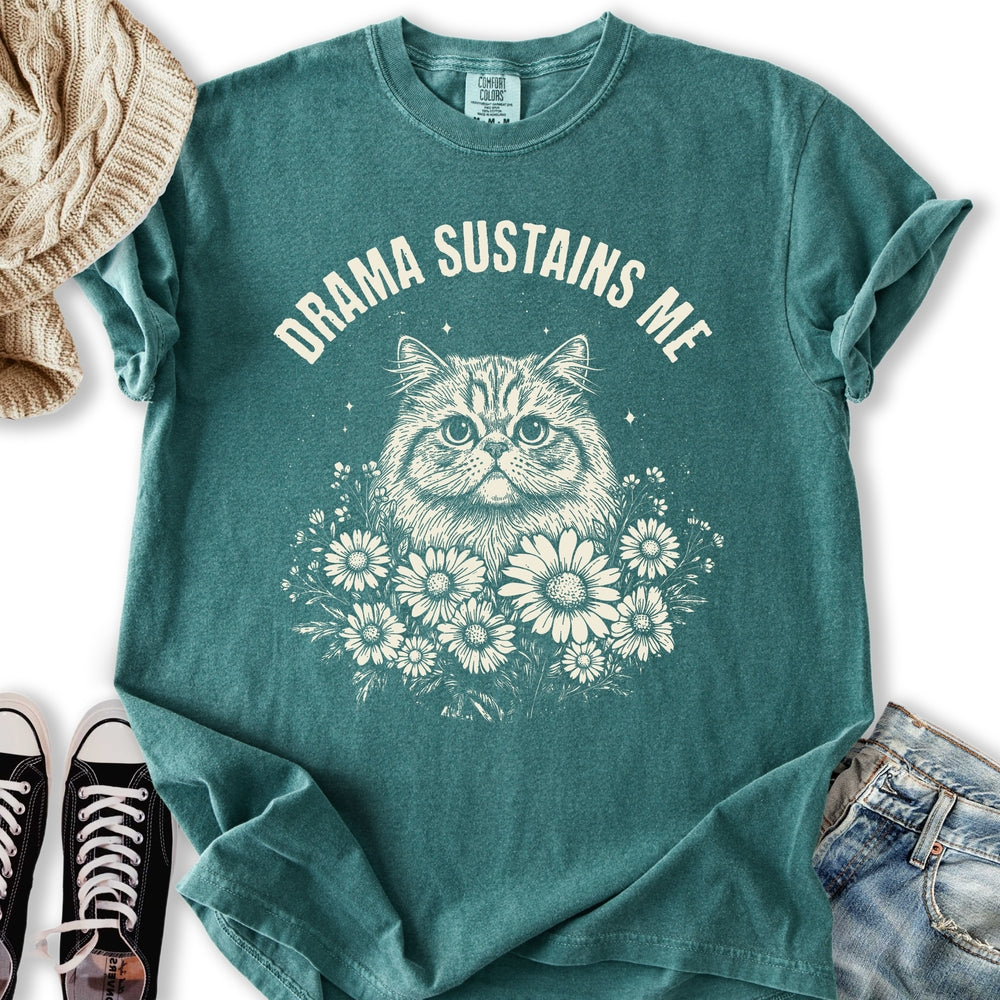 Drama Cat - Adult & Kids T-Shirts, Sweatshirts & Hoodies apparel design preview 2