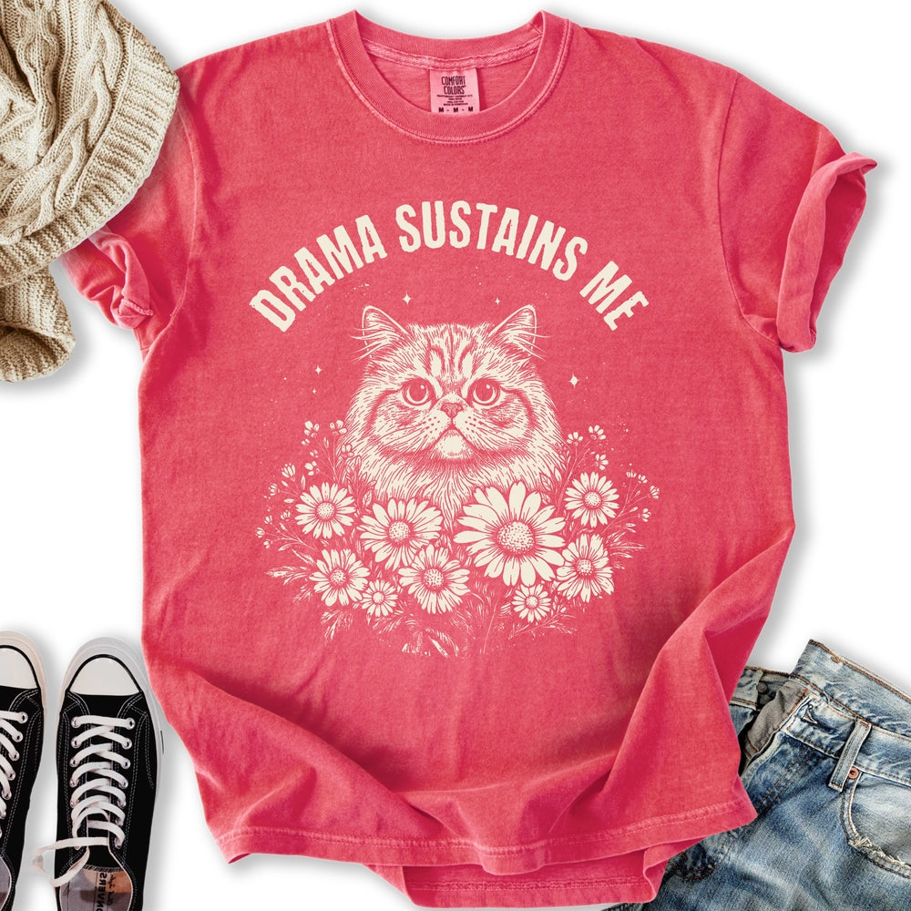 Drama Cat - Adult & Kids T-Shirts, Sweatshirts & Hoodies apparel design preview 1