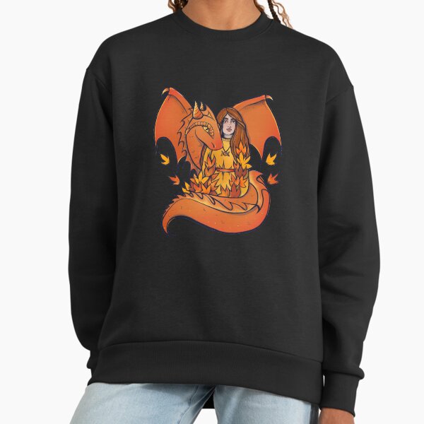 Autumn Dragon Goddess - Adult & Kids T-Shirts, Sweatshirts & Hoodies apparel design preview 1