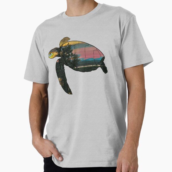Turtle Sunrise Premium - Adult & Kids T-Shirts, Sweatshirts & Hoodies apparel design preview 1