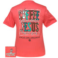 Girlie Girl Originals Coffee Get Me Started Jesus - Adult & Kids T-Shirts, Sweatshirts & Hoodies apparel design preview 1