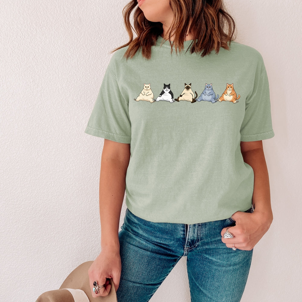 Chonky Cats - Adult & Kids T-Shirts, Sweatshirts & Hoodies apparel design preview 2
