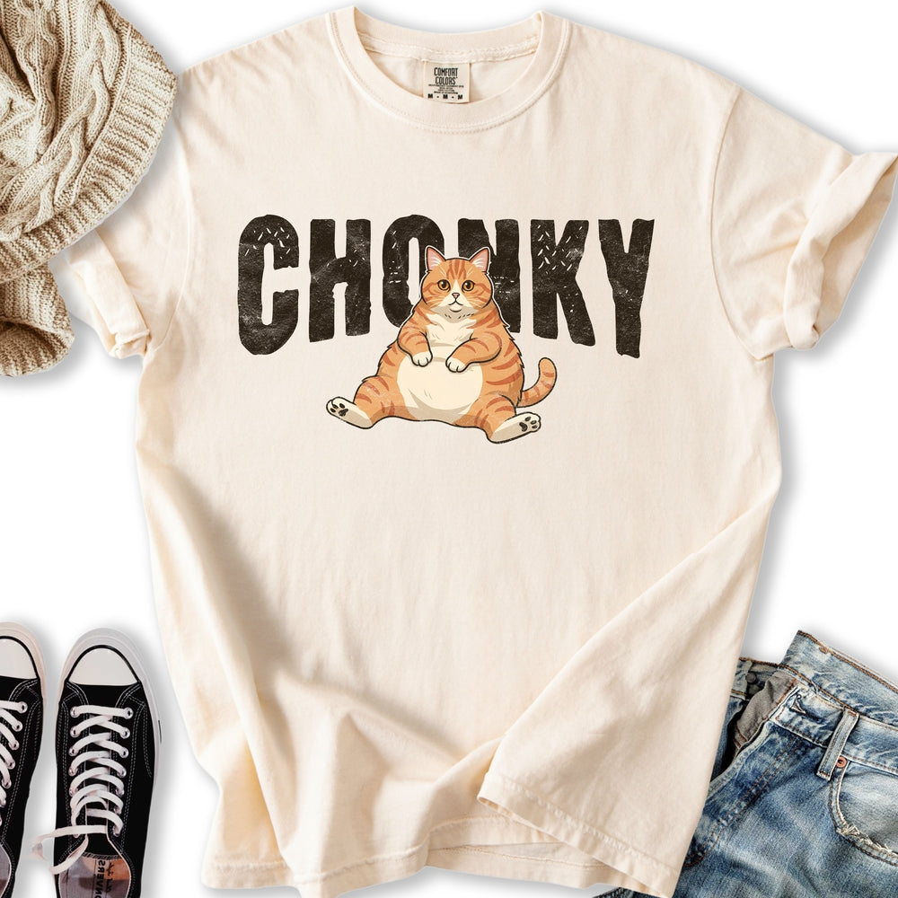 Chonky Orange Cat - Adult & Kids T-Shirts, Sweatshirts & Hoodies apparel design preview 2
