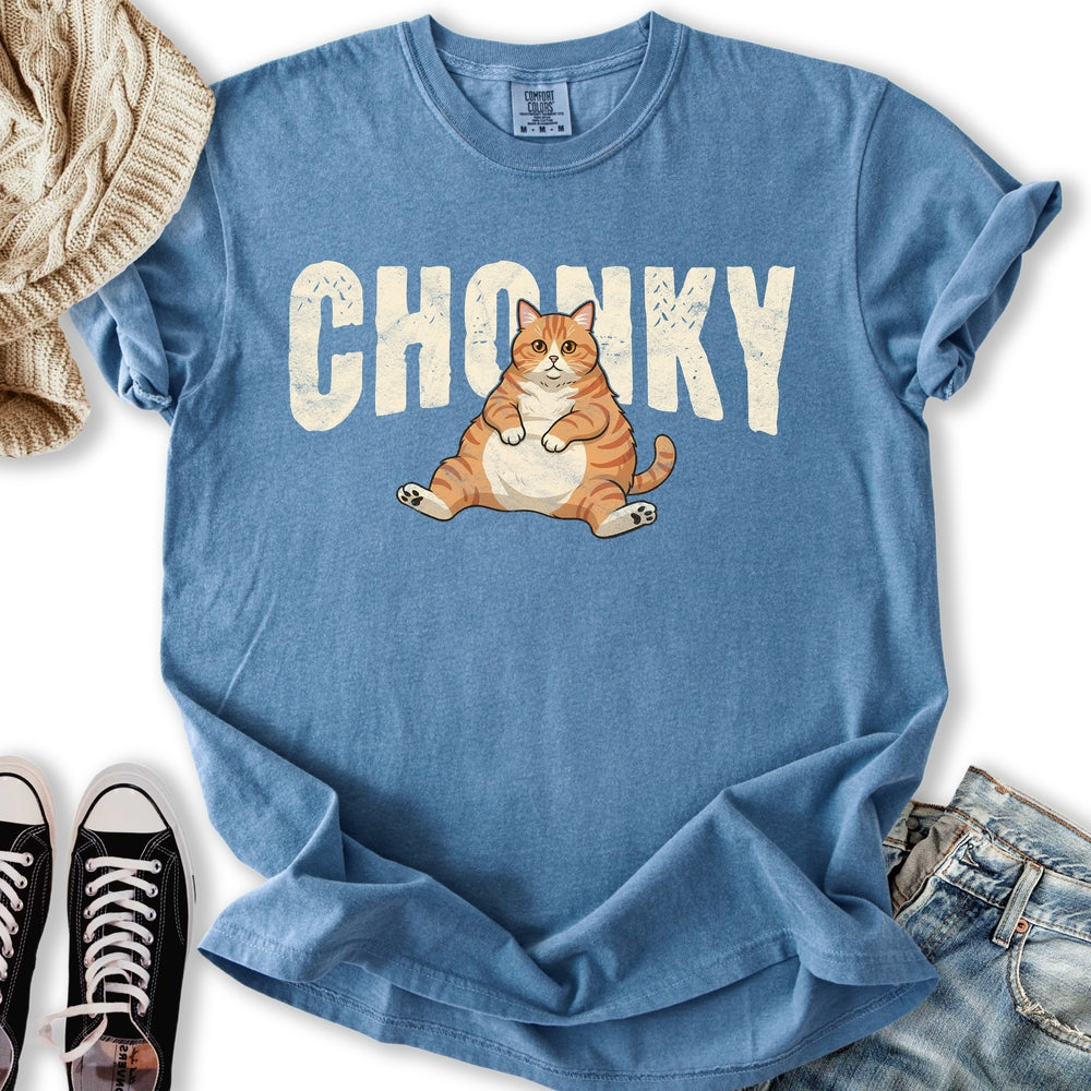 Chonky Orange Cat - Adult & Kids T-Shirts, Sweatshirts & Hoodies apparel design preview 1