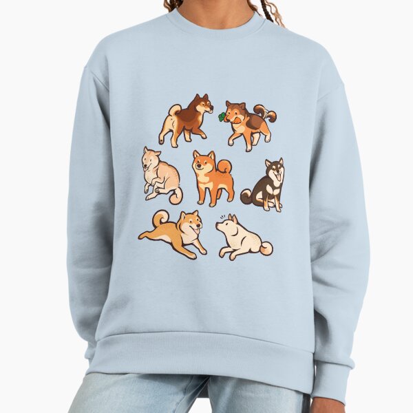 Shibes in blue - Adult & Kids T-Shirts, Sweatshirts & Hoodies apparel design preview 1