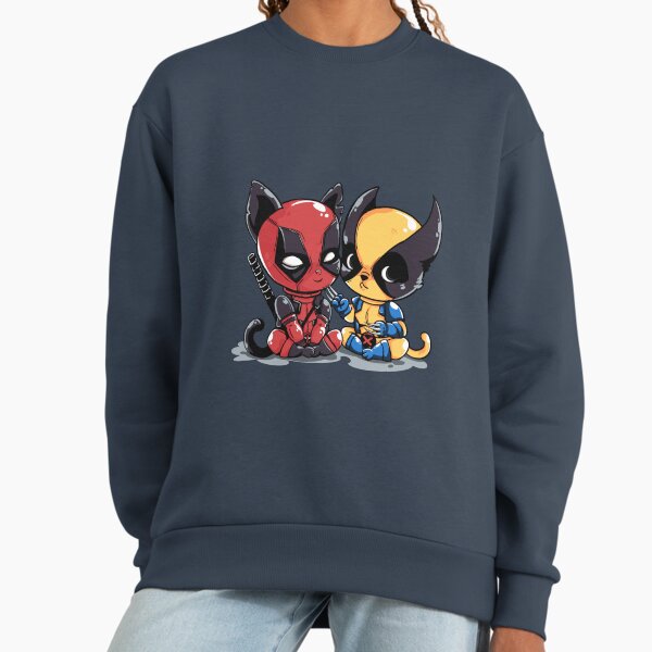 Cat-pool and Cat-verine - Adult & Kids T-Shirts, Sweatshirts & Hoodies apparel design preview 1