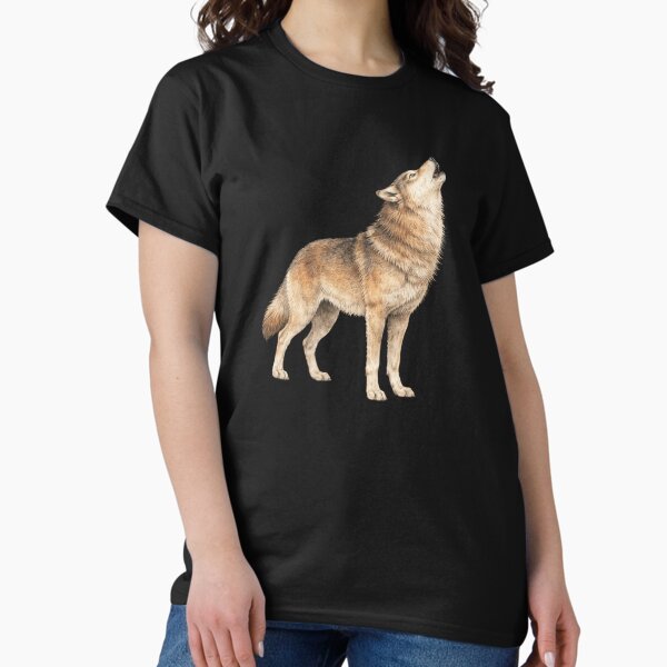Wolf Illustration - Adult & Kids T-Shirts, Sweatshirts & Hoodies apparel design preview 1