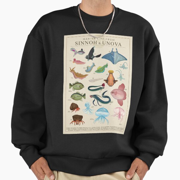 Marine Life from Sinnoh Unova - Adult & Kids T-Shirts, Sweatshirts & Hoodies apparel design preview 1