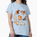 Shibes in blue - Adult & Kids T-Shirts, Sweatshirts & Hoodies apparel design preview 1