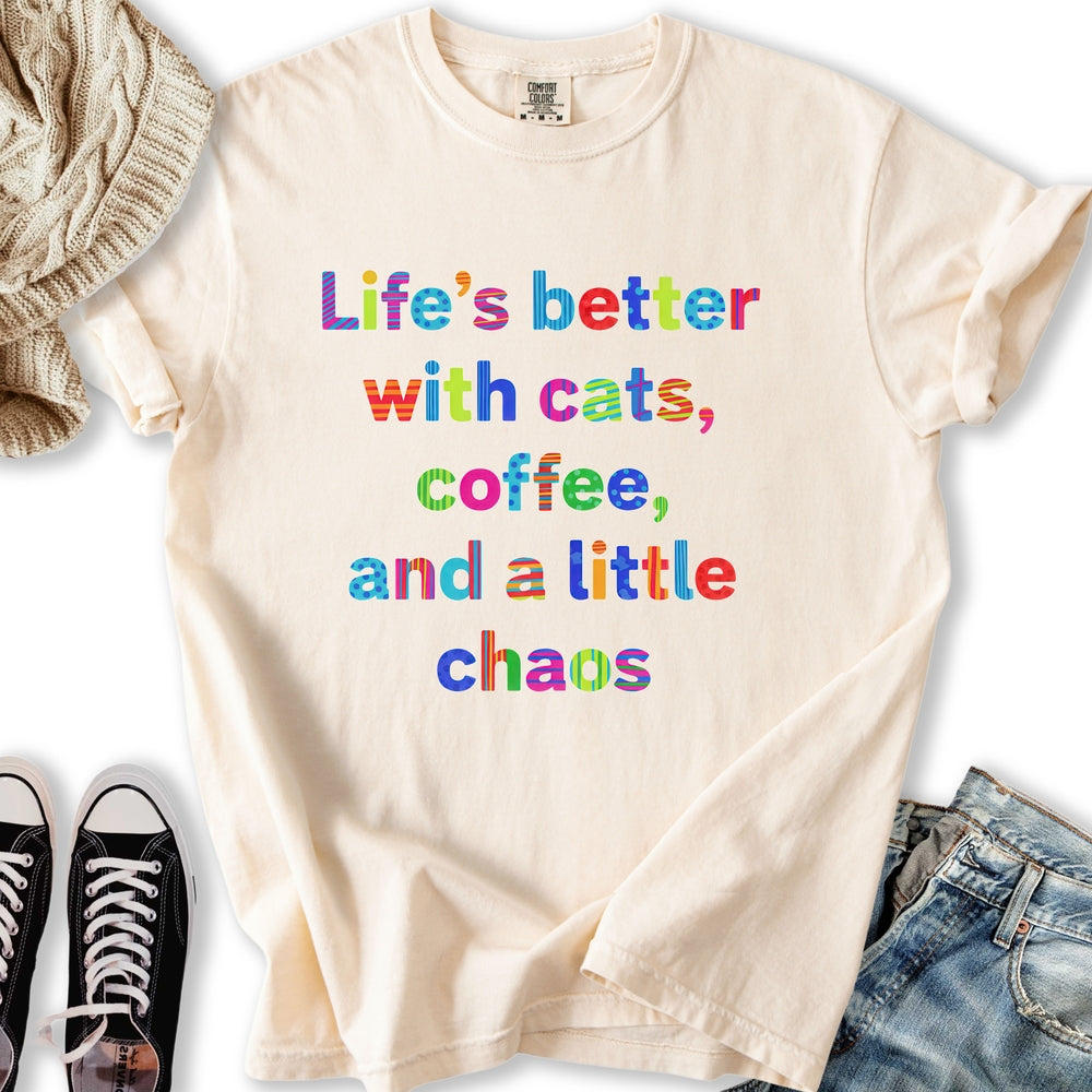 Cats and Chaos - Adult & Kids T-Shirts, Sweatshirts & Hoodies apparel design preview 1