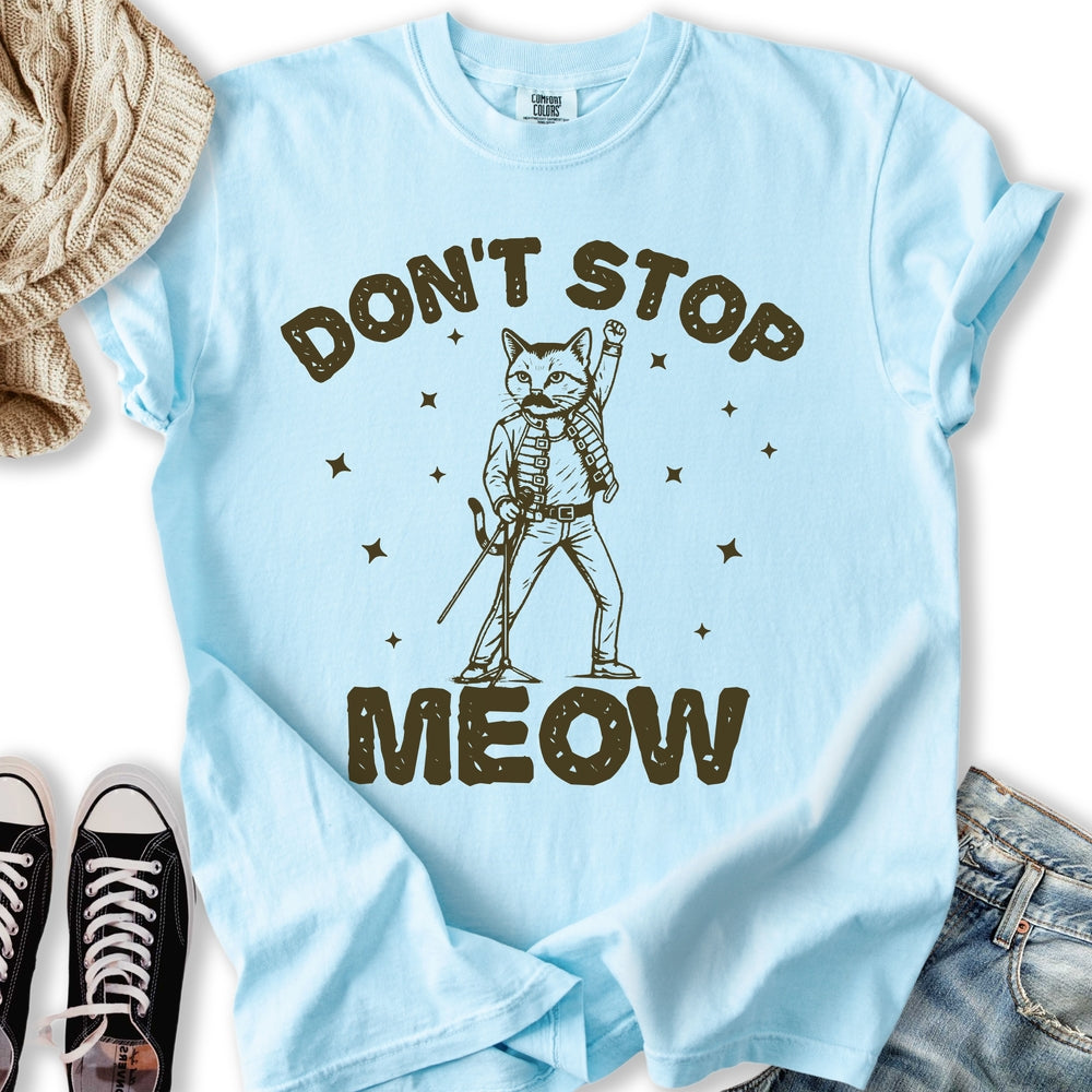 Dont Stop Meow - Adult & Kids T-Shirts, Sweatshirts & Hoodies apparel design preview 1