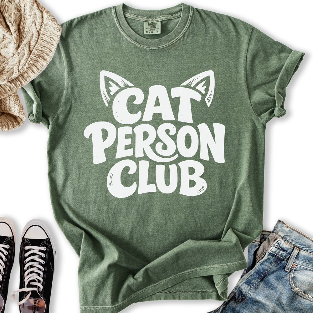 Cat Person Club - Adult & Kids T-Shirts, Sweatshirts & Hoodies apparel design preview 1