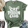 Cat Person Club - Adult & Kids T-Shirts, Sweatshirts & Hoodies apparel design preview 1