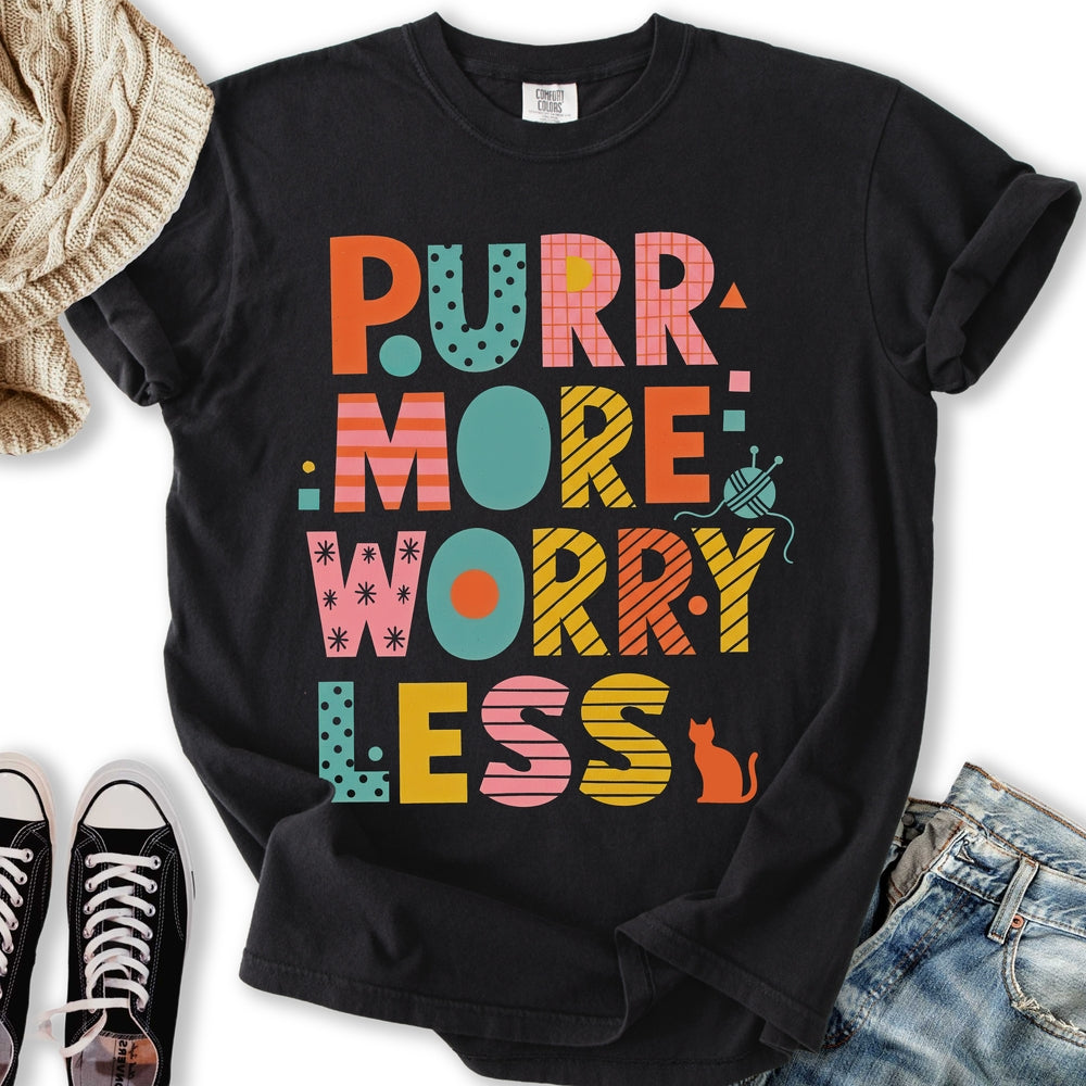 Purr More - Adult & Kids T-Shirts, Sweatshirts & Hoodies apparel design preview 1