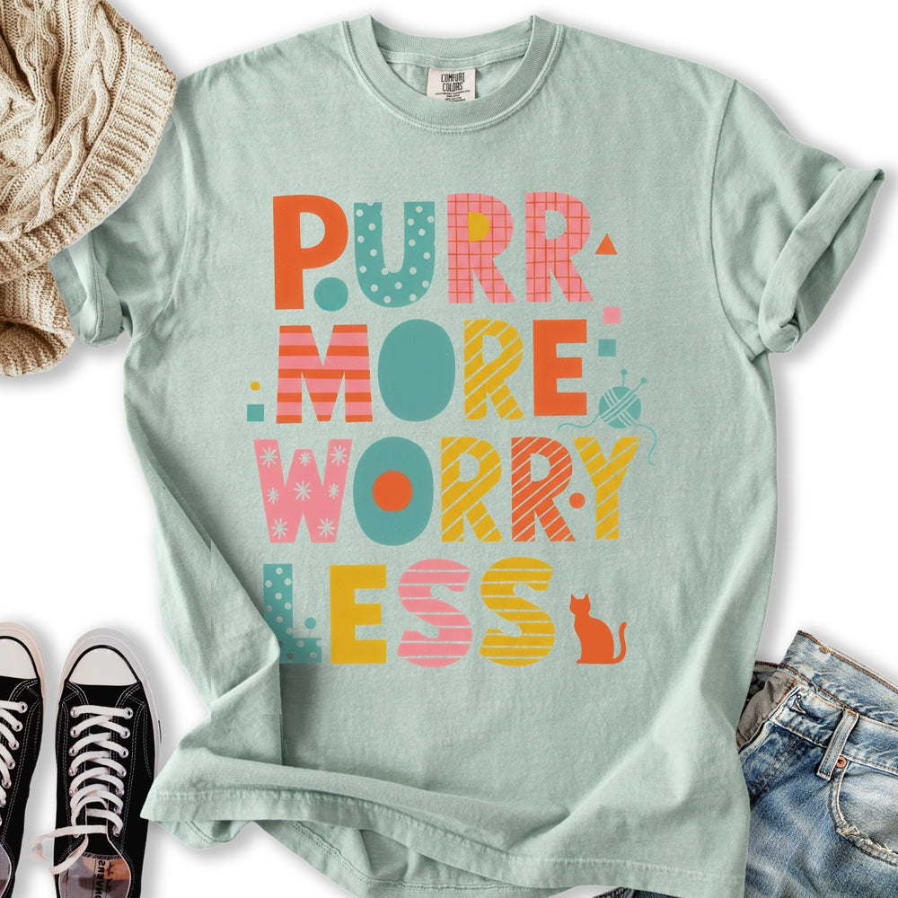 Purr More - Adult & Kids T-Shirts, Sweatshirts & Hoodies apparel design preview 2
