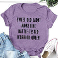Sweet Old Lady Slogan Letter Graphic Crew Neck Women - Adult & Kids T-Shirts, Sweatshirts & Hoodies apparel design preview 1